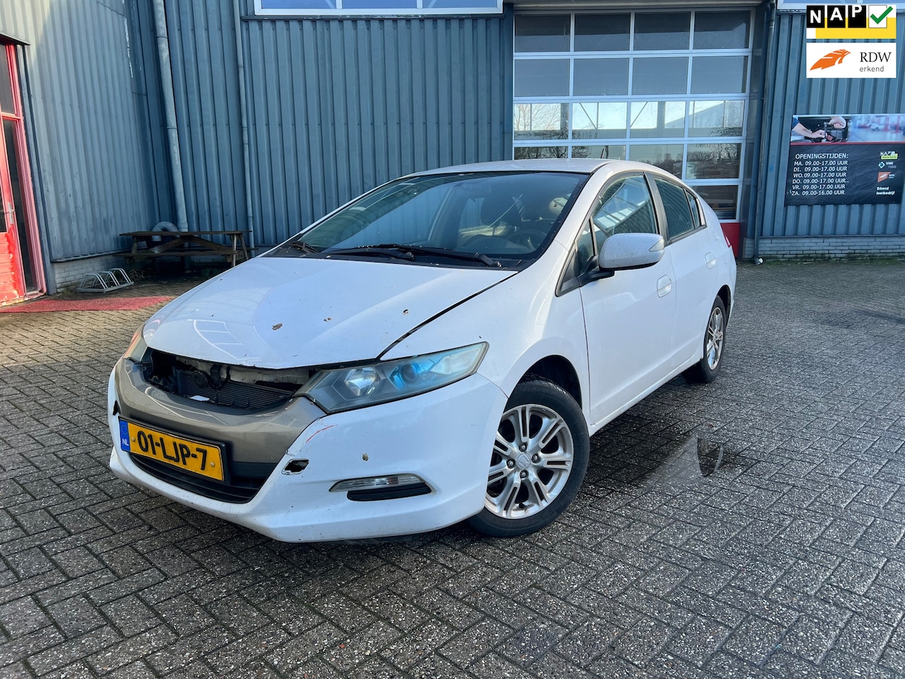 Honda Insight - 1.3 Comfort Automaat/Airco/APK/NAP/ LET OP, auto heeft schade! - AutoWereld.nl