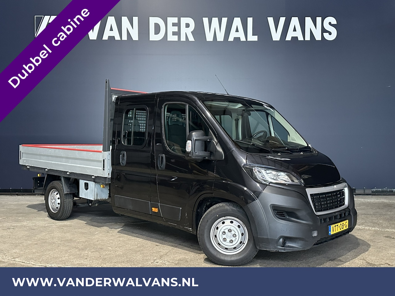 Peugeot Boxer - 2.2 BlueHDi 140pk **BPM VRIJ voor de Ondernemer** Pick up Dubbel cabine open laadbak Euro6 - AutoWereld.nl