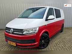 Volkswagen Transporter - 2.0 TDI DC. 6 Pers Highline LED, Automaat.Nieuwstaat