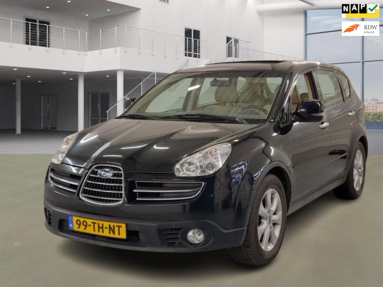 Subaru Tribeca - 3.0R Executive/AWD/7PERS/TREKHAAK/AUT/NAVI/LEDER/STOELVERW/4500TREK - AutoWereld.nl