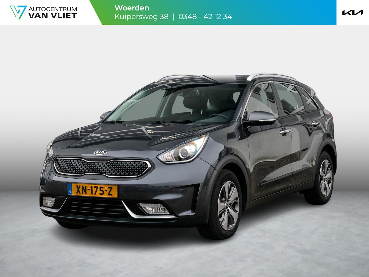 Kia Niro - 1.6 GDi Hybrid DynamicLine | Automaat | Cruise | Navi | Zuinig! - AutoWereld.nl