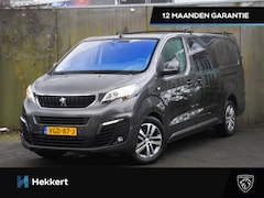 Peugeot Expert - DC Long Asphalt 2.0 BlueHDI 122pk Automaat LEDER | TREKHAAK | 17''LM | DAB | NAVI | CRUISE