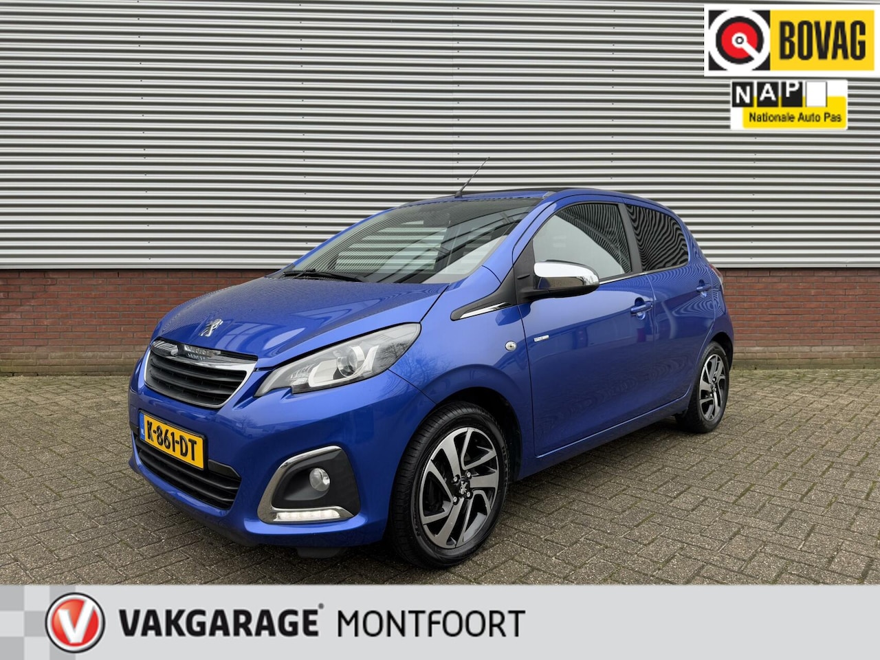 Peugeot 108 - 1.0 e-VTi Allure TOP!|Cabrio Dak|Camera|Stoelverwarming|Carplay|Cruise|Bluetooth|Airco| - AutoWereld.nl