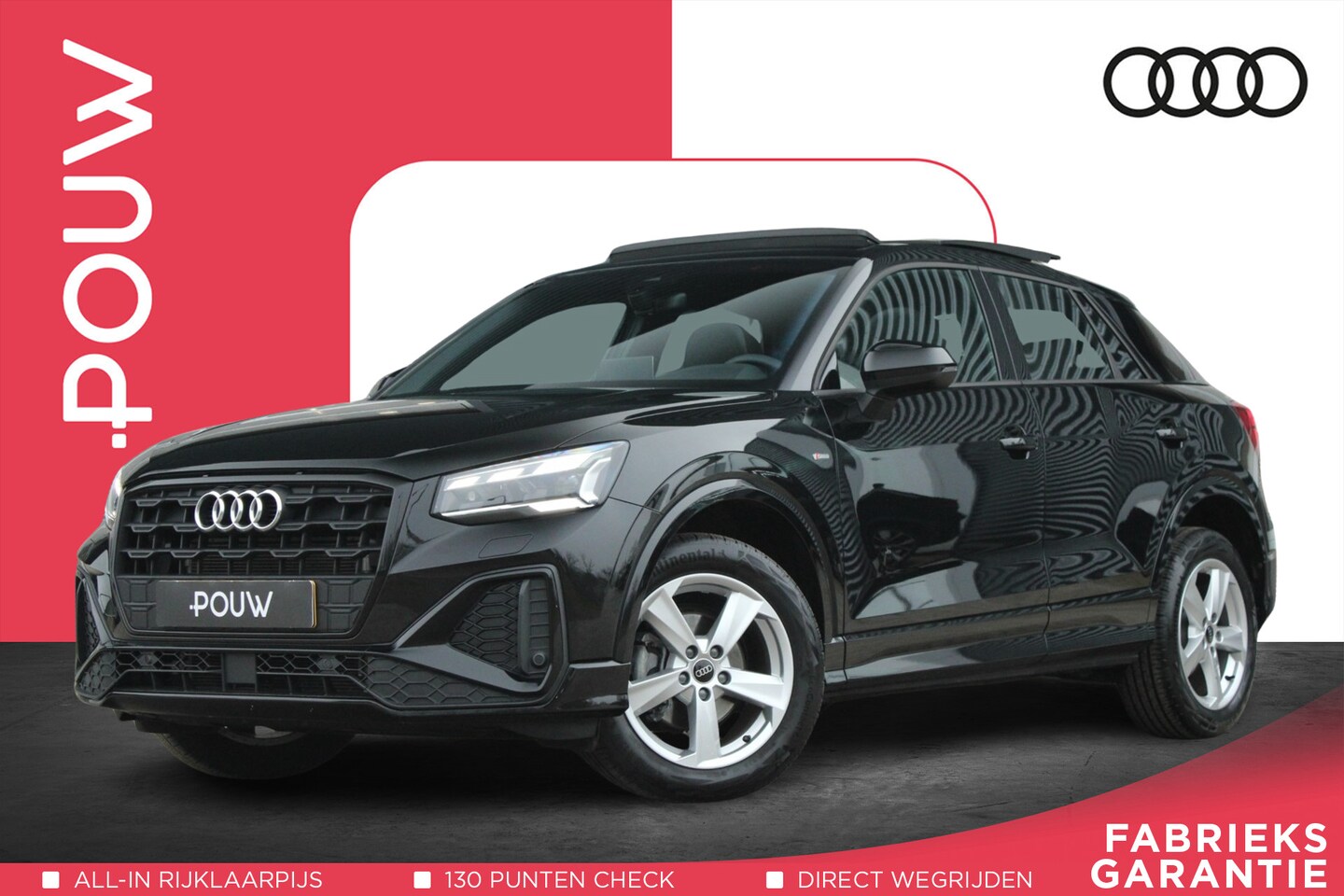 Audi Q2 - 35 TFSI S Edition | Panoramadak | Stoelverwarming | AppleCarplay/Android-auto |  Matrix-LE - AutoWereld.nl