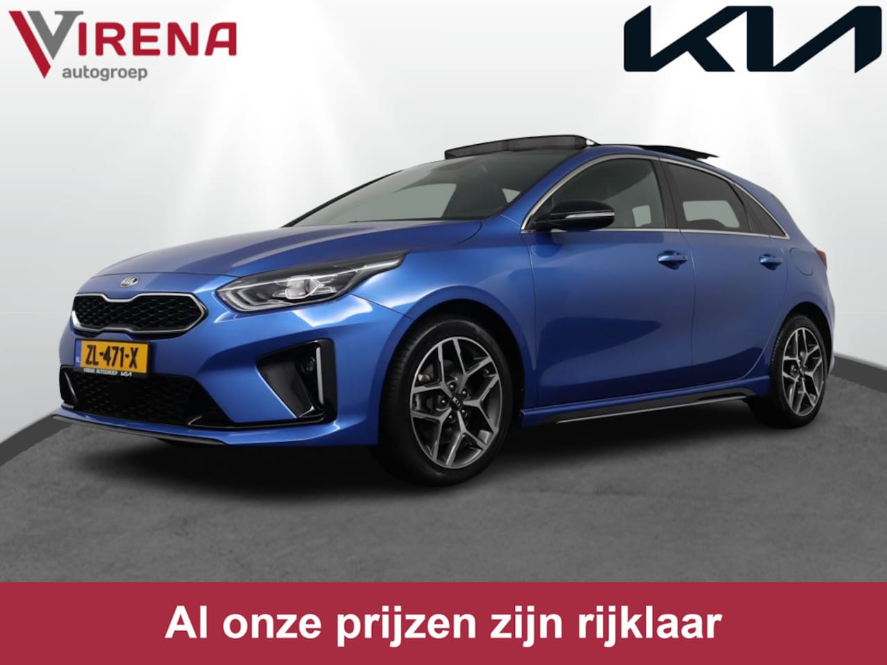 Kia Cee'd - Ceed 1.0 T-GDi GT-Line - Panorama dak - Stoel-/stuurverwarming - Cruise Control - Navigati - AutoWereld.nl