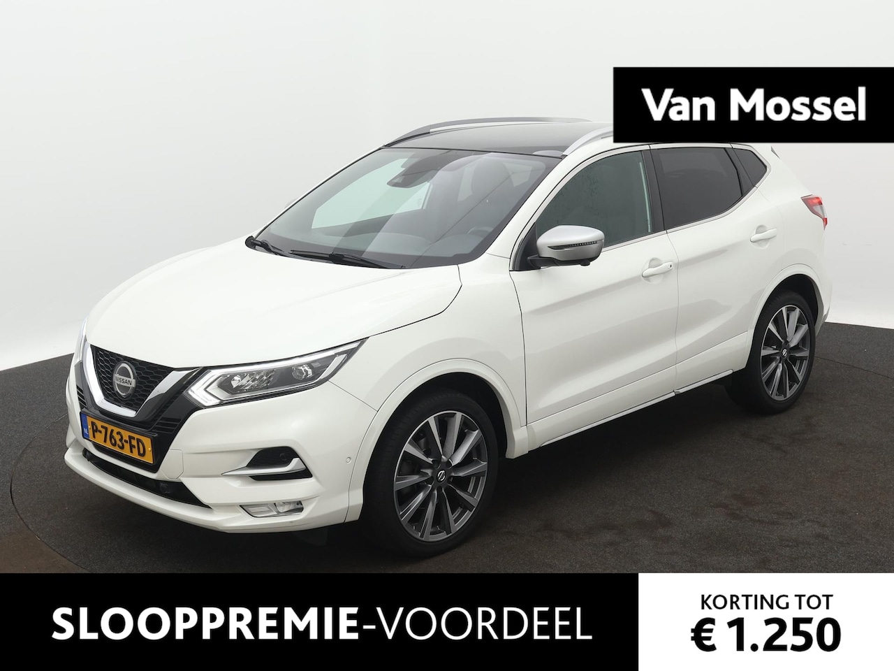 Nissan Qashqai - 1.3 DIG-T Tekna + | PANORAMADAK | BOSE | LEDER | NAVIGATIE | MEMORY STOELEN | - AutoWereld.nl