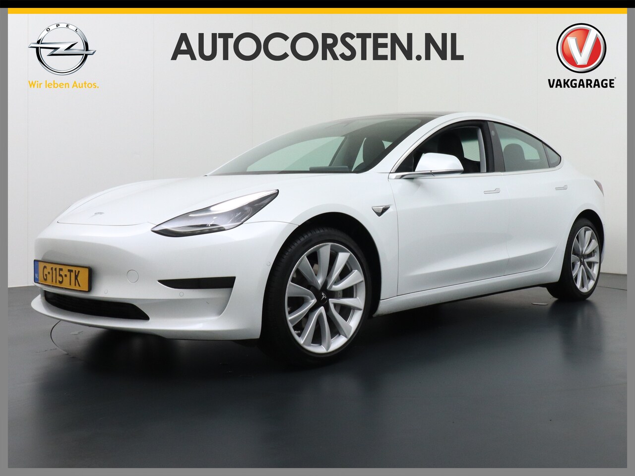 Tesla Model 3 - SR+60kWh 326PK AutoPilot FSD-v.b Premium-Luidsprekers Leer PanoDak Adaptive cruise 19" Cam - AutoWereld.nl