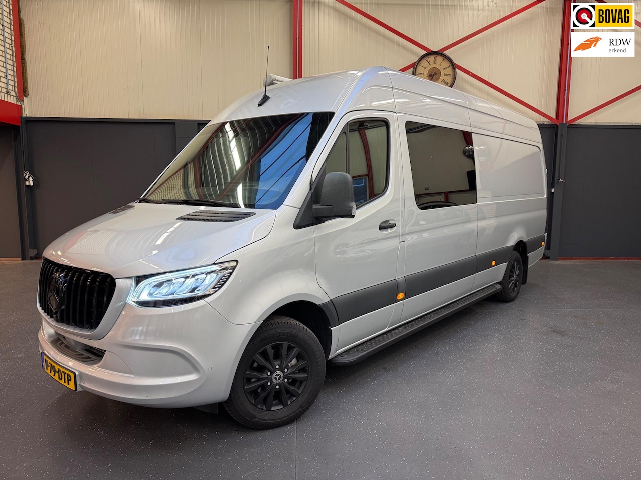 Mercedes-Benz Sprinter - 316 2.2 CDI L3H3 DC EURO 6 carplay, 360 camera, trekhaak, full led - AutoWereld.nl