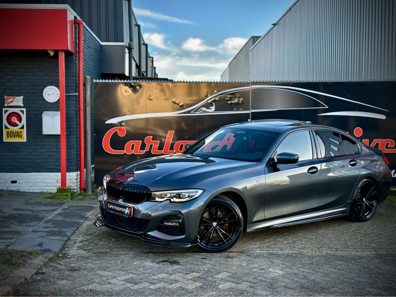 BMW 3-serie - 320i M-PERFORMANCE DAK|HEADUP|360|HK|ACC VOL! - AutoWereld.nl