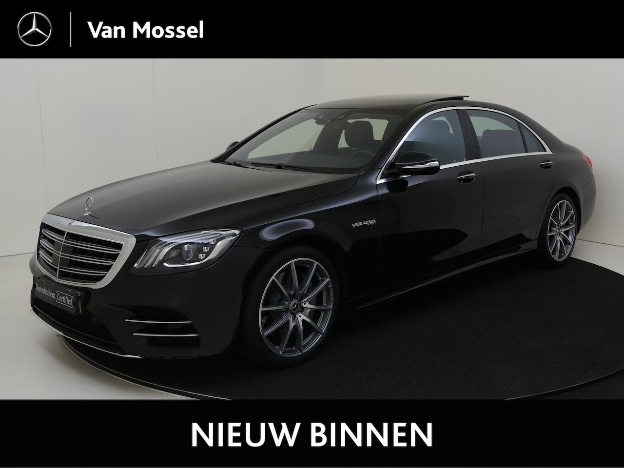 Mercedes-Benz S-klasse - 560 4Matic Lang Premium Plus / AMG/ Panoramadak/ Entertainment achter/ Nappaleder Exclusie - AutoWereld.nl