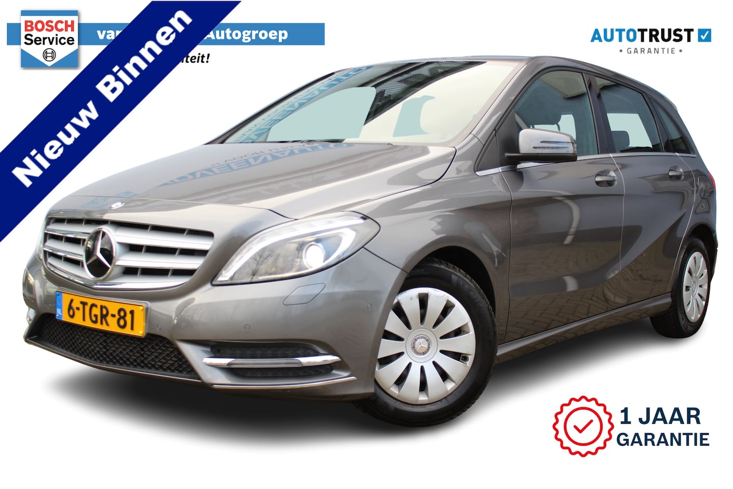 Mercedes-Benz B-klasse - 180 Ambition | Incl. 12 maanden Garantie | Navigatie | Parkeersensoren V+A | Schakelmogeli - AutoWereld.nl