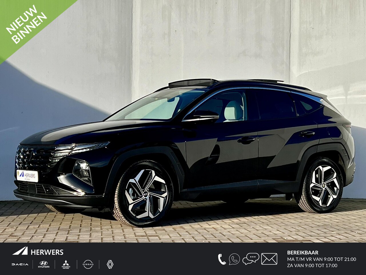 Hyundai Tucson - 1.6 T-GDI HEV 230 Premium Sky Automaat / Zeer weinig km / Trekgewicht 1.650 kg / Schuif- k - AutoWereld.nl