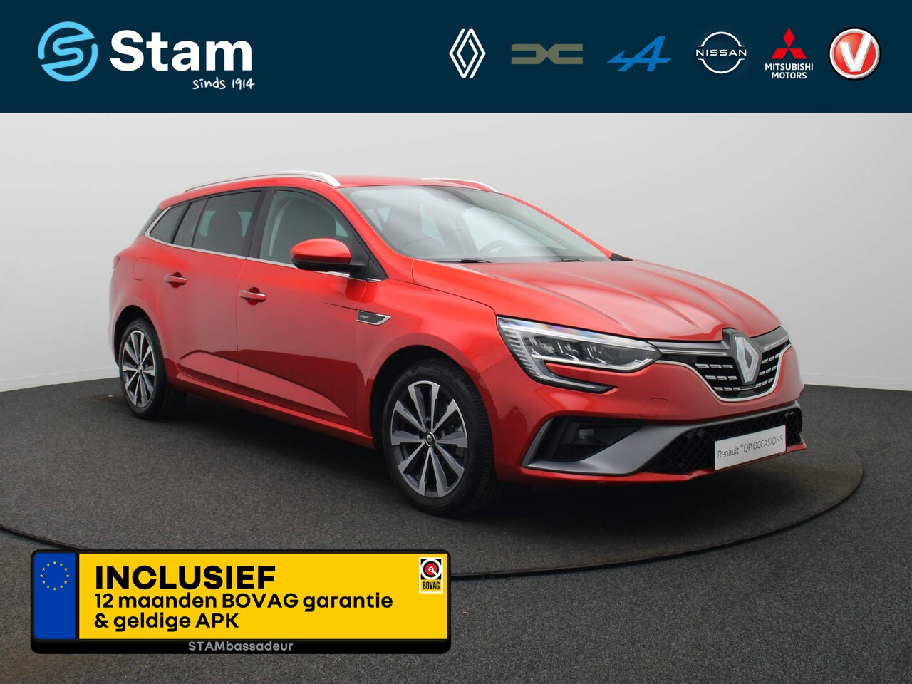 Renault Mégane Estate - TCe 160pk R.S. Line EDC/AUTOMAAT Camera | Dodehoeksensoren | Navi | Stoelverwarming - AutoWereld.nl