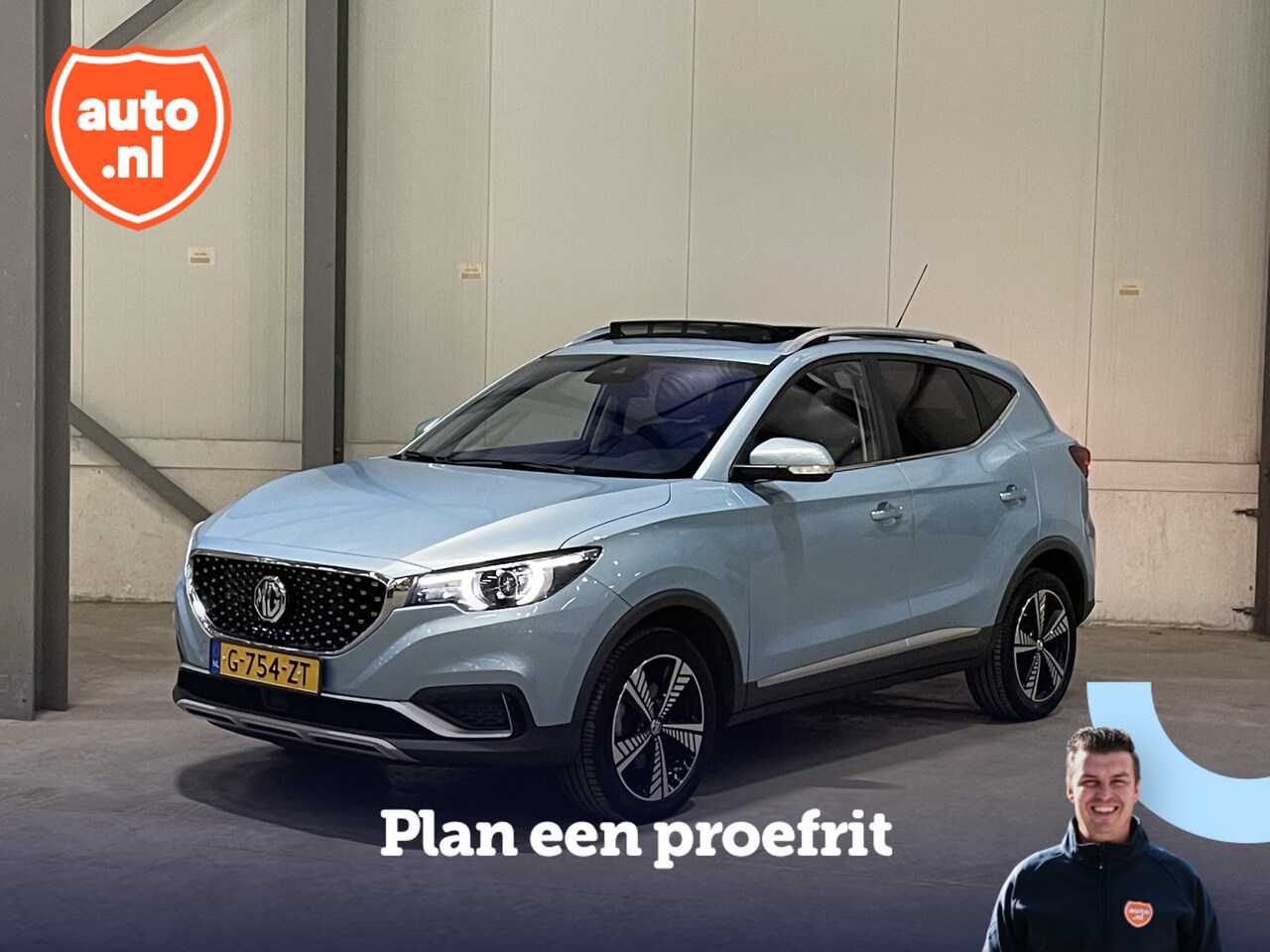 MG ZS - EV Luxury 45 kWh | Panoramadak | Dodehoek detectie | Camera | Carplay | Keyless | Lederen - AutoWereld.nl