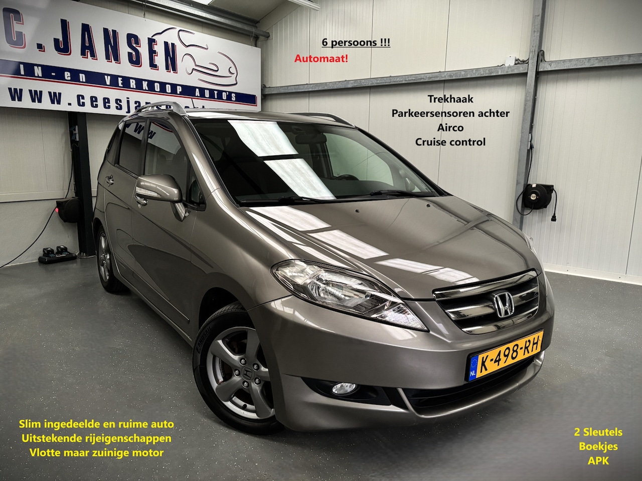 Honda FR-V - 1.8i Comfort 6 PERSOONS !! - AutoWereld.nl