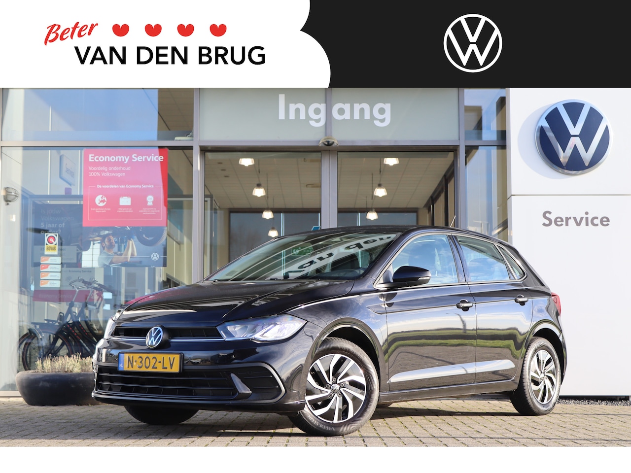 Volkswagen Polo - 1.0 TSI 95 pk Life | Adaptive Cruise | PDC | LED | Airco | App Connect | 15'' LM | - AutoWereld.nl