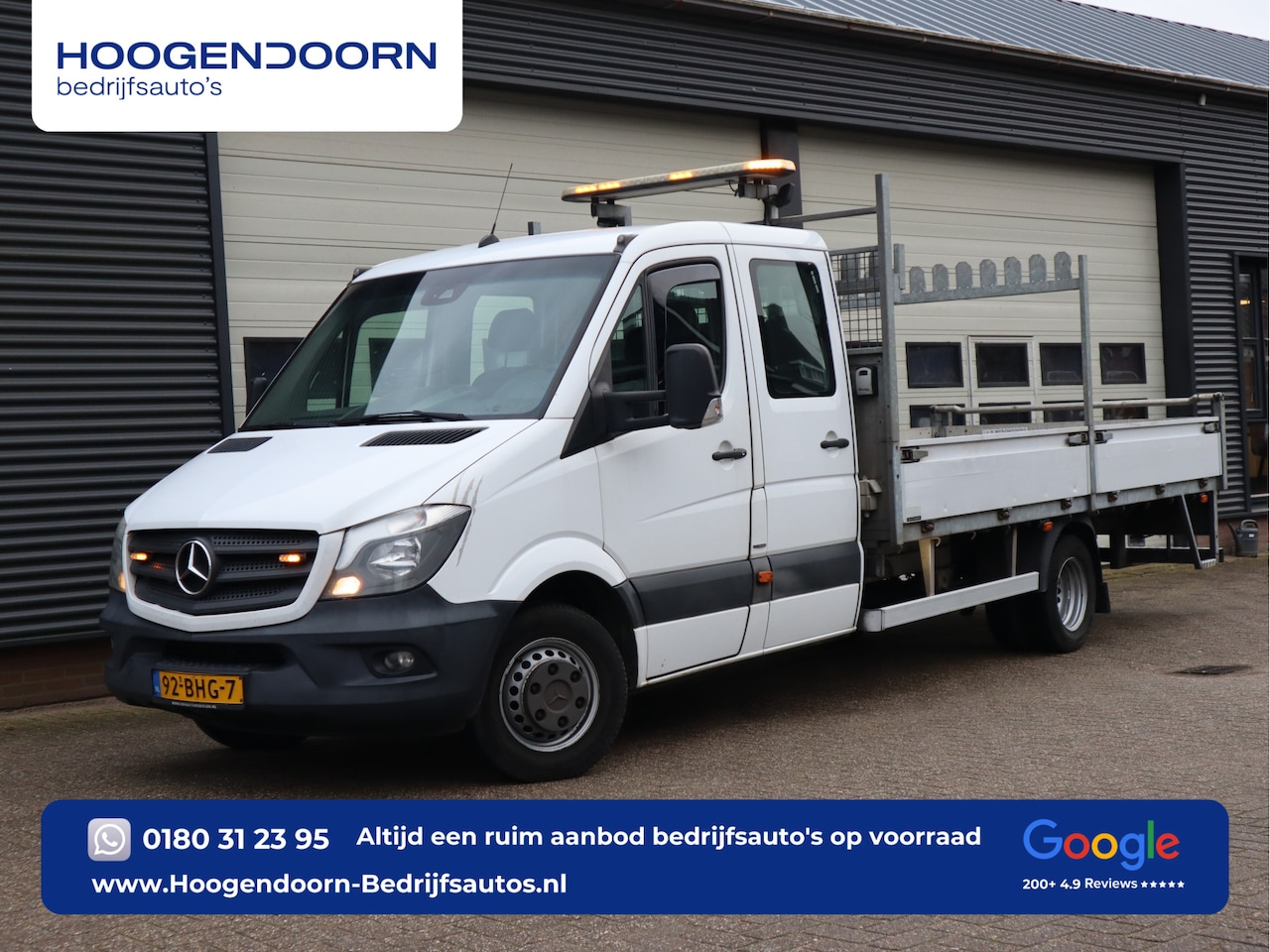 Mercedes-Benz Sprinter - 519 CDI 3.0 V6 Euro 6 - Open Laadbak - Pritse - 470 cm WB - DOKA - AutoWereld.nl