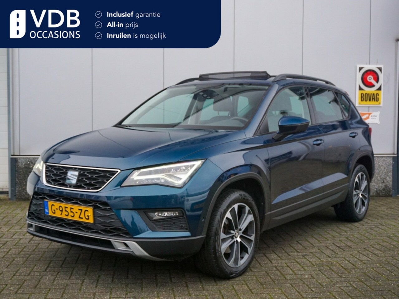 Seat Ateca - 1.0 EcoTSI St Bns Intens Trekhaak | Led | Panoramadak | Elek. kl - AutoWereld.nl