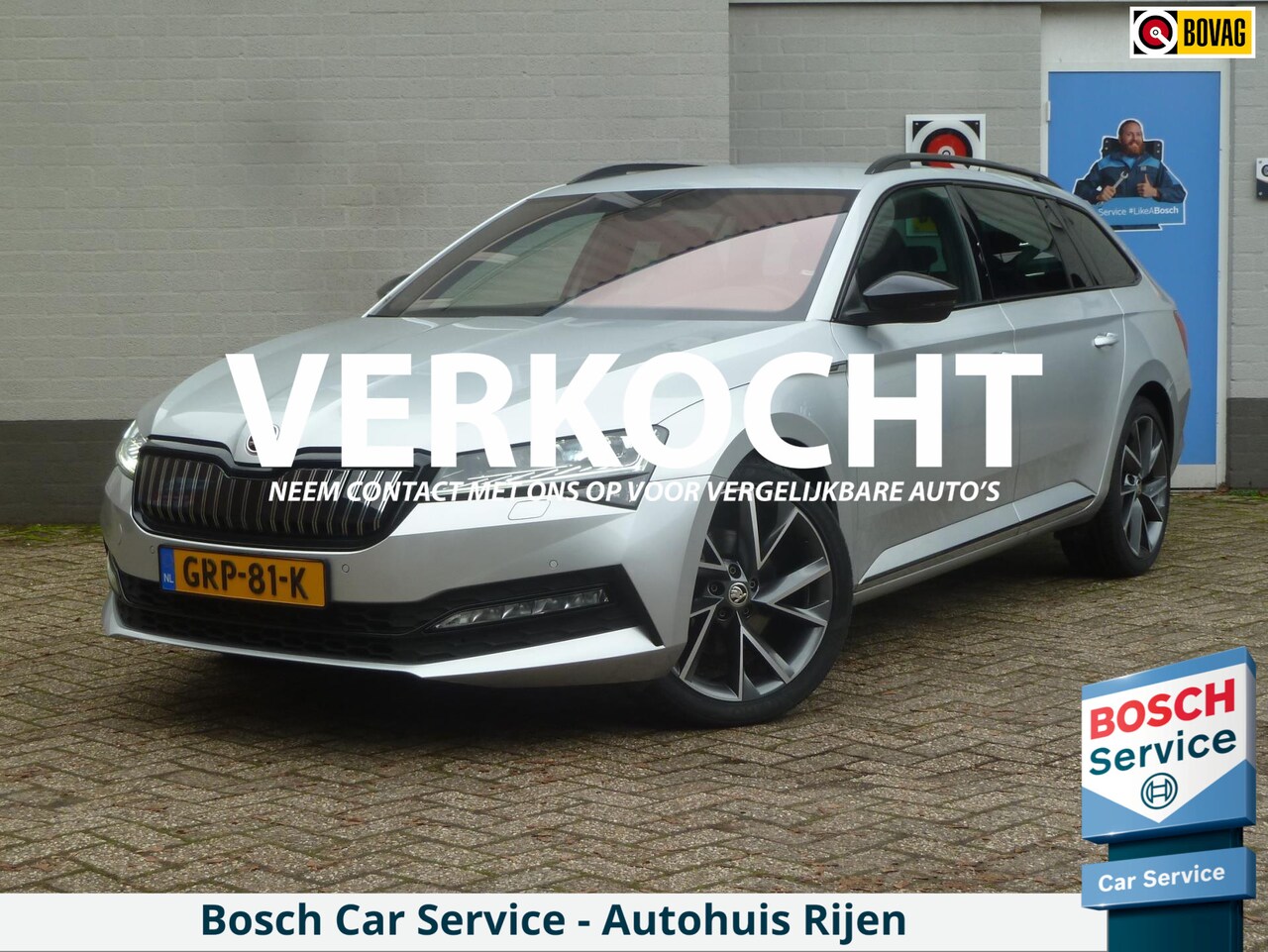 Skoda Superb Combi - 1.4 TSI iV Sportline|Sportstoelen|Memory|Virtual-Cockpit|Keyless-Entry|Canton-Audio|Matrix - AutoWereld.nl