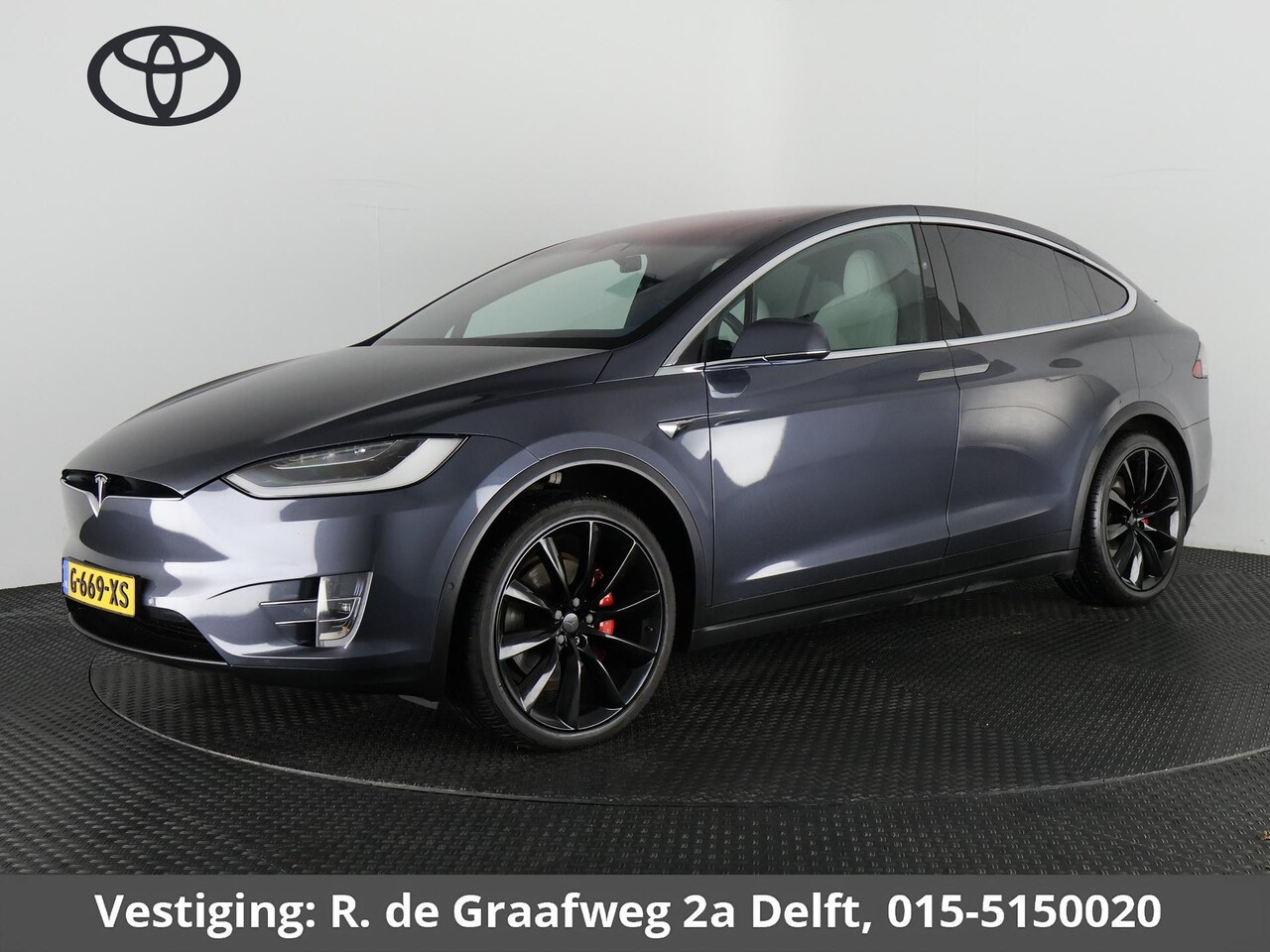 Tesla Model X - Performance Ludicrous 7p. 600 PK! | Navigatie | Lederen bekleding | - AutoWereld.nl