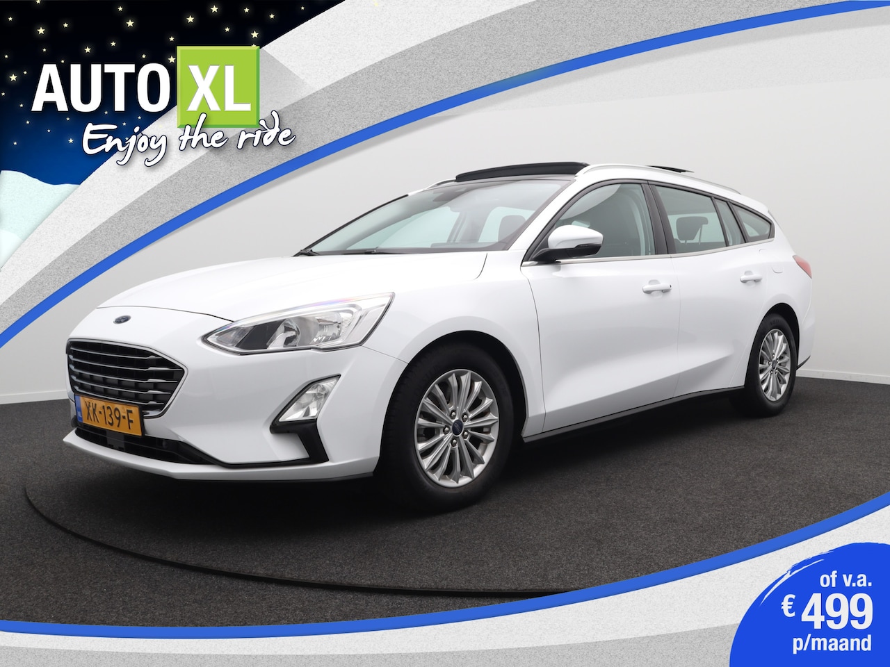 Ford Focus Wagon - 1.0 EcoBoost Titanium Business Pano-dak B&O Cruise Carplay - AutoWereld.nl