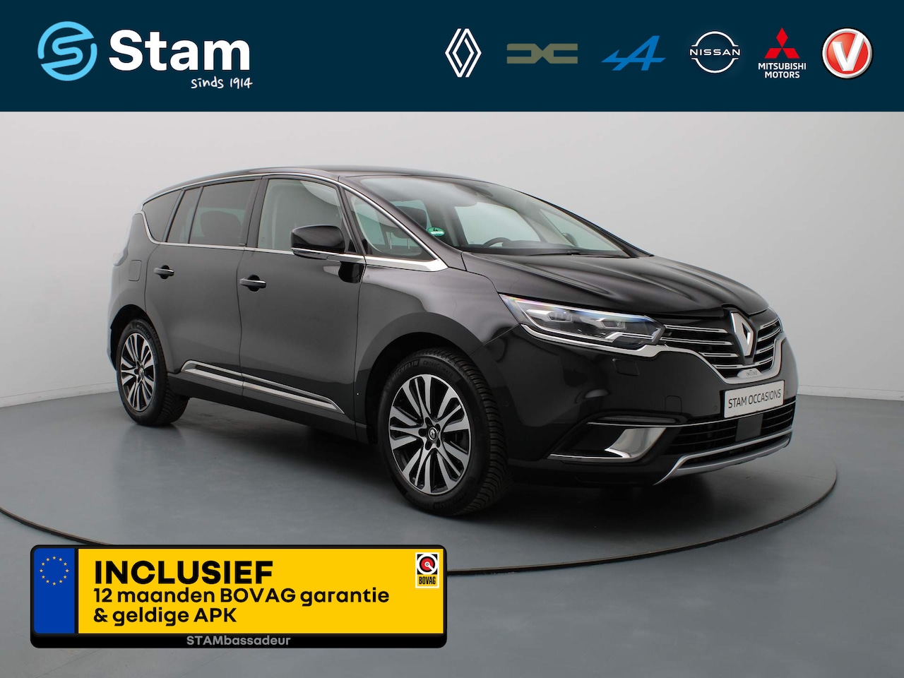 Renault Espace - TCe 225pk Initiale Paris 5p. EDC/Automaat Adapt. Cruise | Bose | Glazen dak | Leder | Navi - AutoWereld.nl