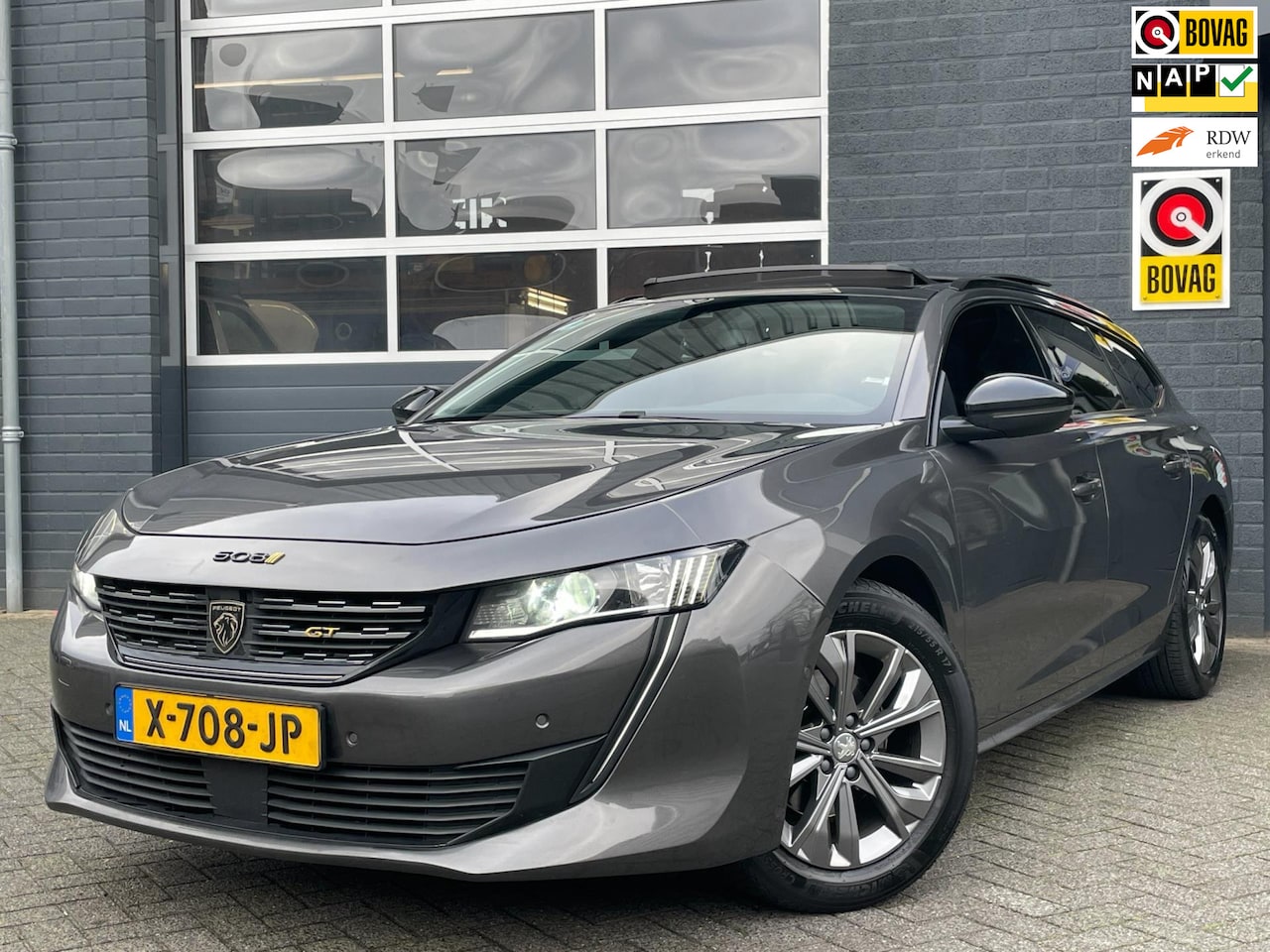 Peugeot 508 SW - 1.5 BlueHDI Blue Lease GT |LEDER|PANO|CARPLAY|360 CAMERA|FLIPPERS|CRUISE|CLIMA|STOELVERW./ - AutoWereld.nl