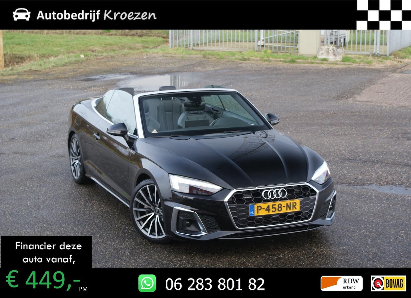 Audi A5 Cabriolet - 40 TFSI quattro S edition | Org NL | VUD | ACC | Camera | - AutoWereld.nl