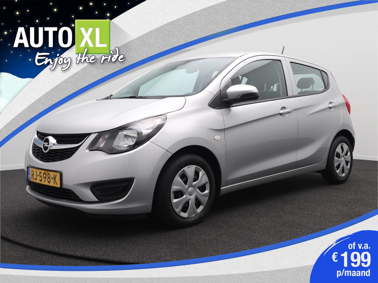 Opel Karl - 1.0 AUT. ecoFLEX Edition 75 PK Cruise Airco Bluetooth - AutoWereld.nl