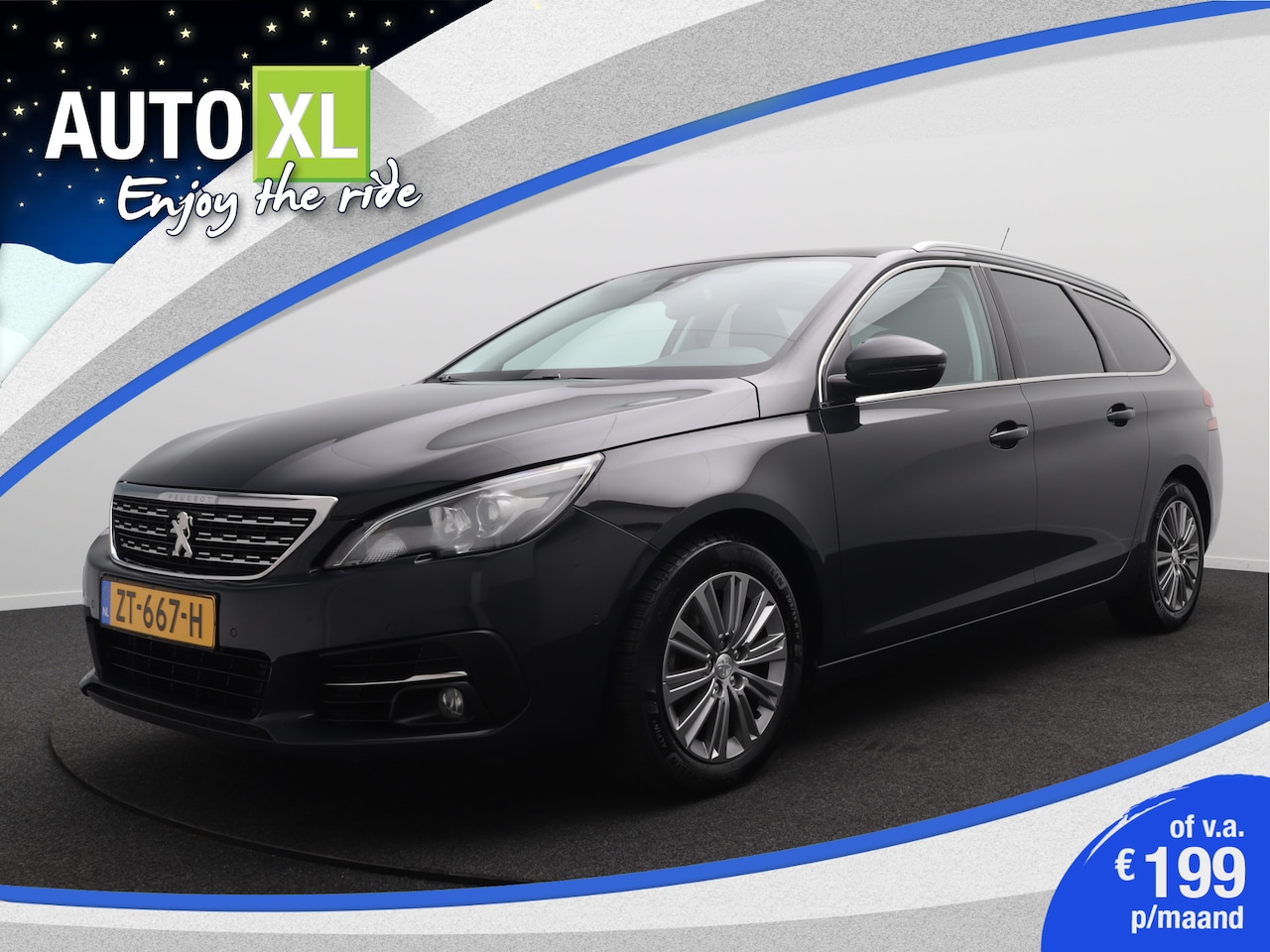 Peugeot 308 SW - 1.2 Premium Pano-dak Camera Leder Carplay Dodehoek - AutoWereld.nl