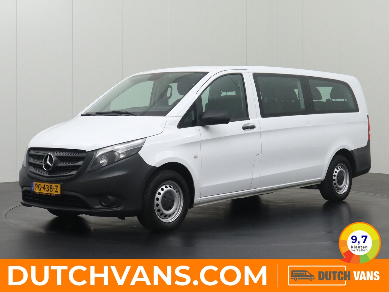 Mercedes-Benz Vito - 9-Persoons Personenbus | Kombi extra Lang 2-2-2-3 Stoelopstelling | Airco - AutoWereld.nl