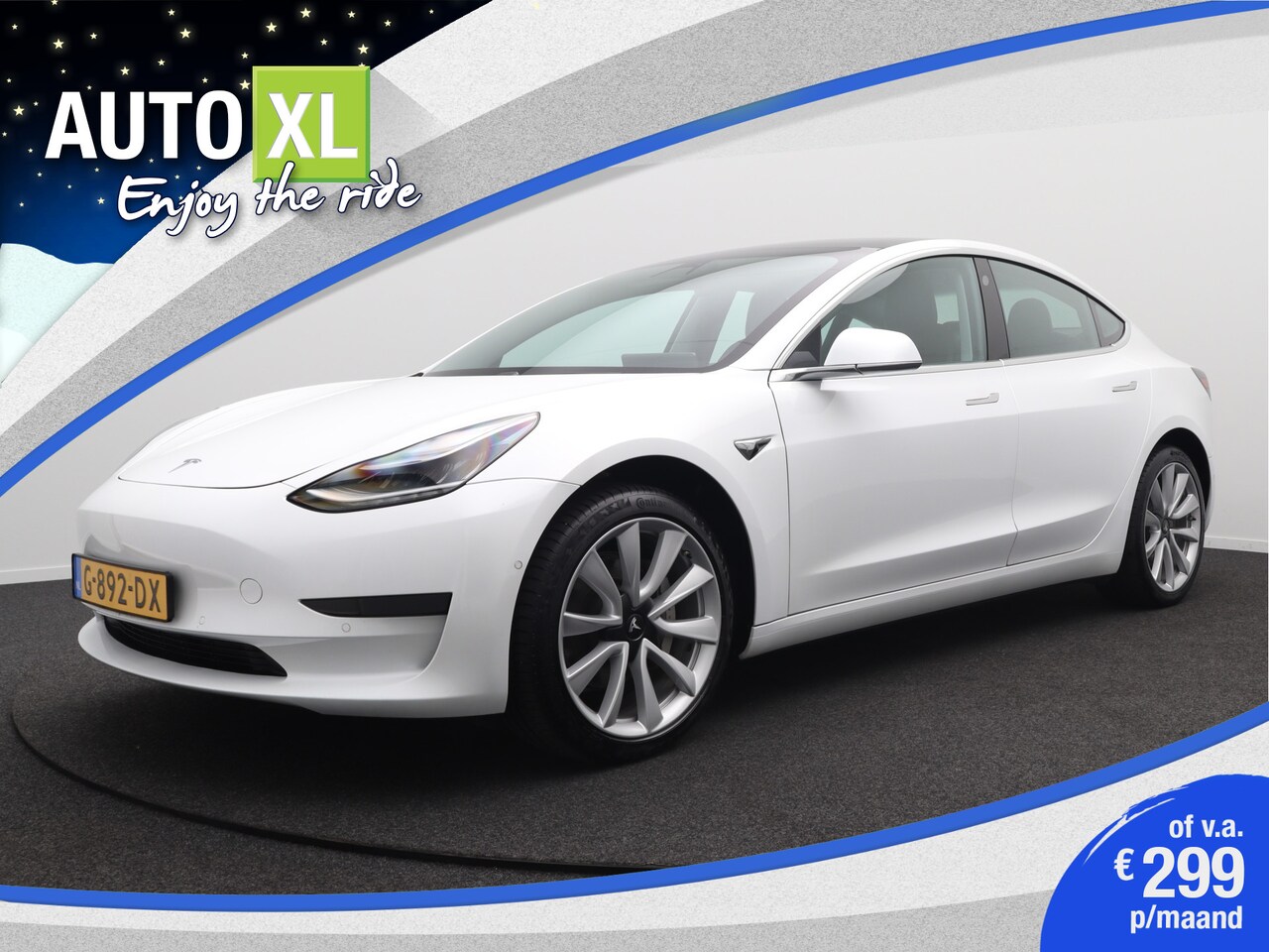 Tesla Model 3 - Plus 60 kWh Pano-Dak Autopilot  19' Velgen - AutoWereld.nl