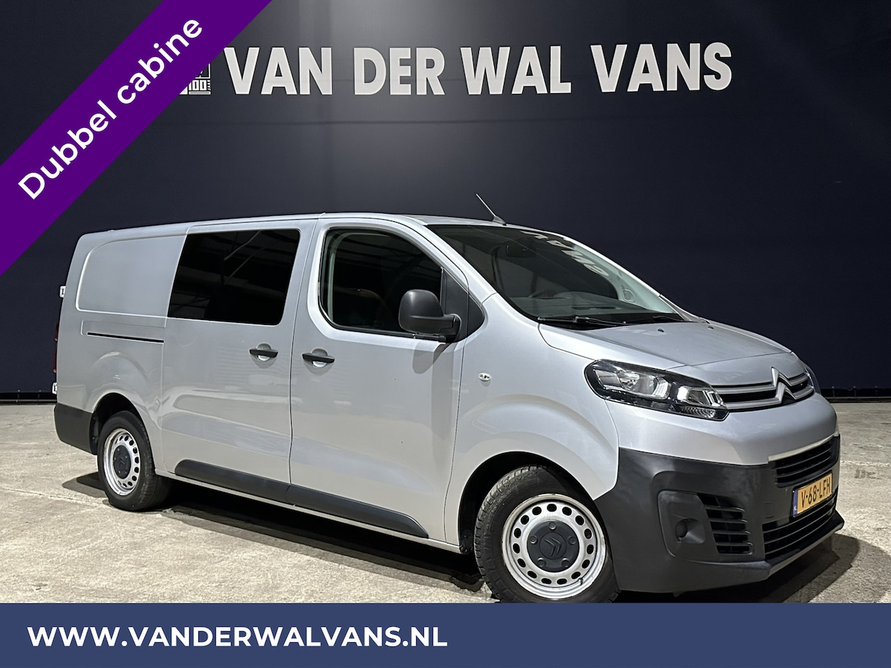 Citroën Jumpy - 2.0 BlueHDI **MARGE, GEEN BTW** 123pk L3H1 XL Dubbel cabine Euro6 Airco | Navigatie Cruise - AutoWereld.nl