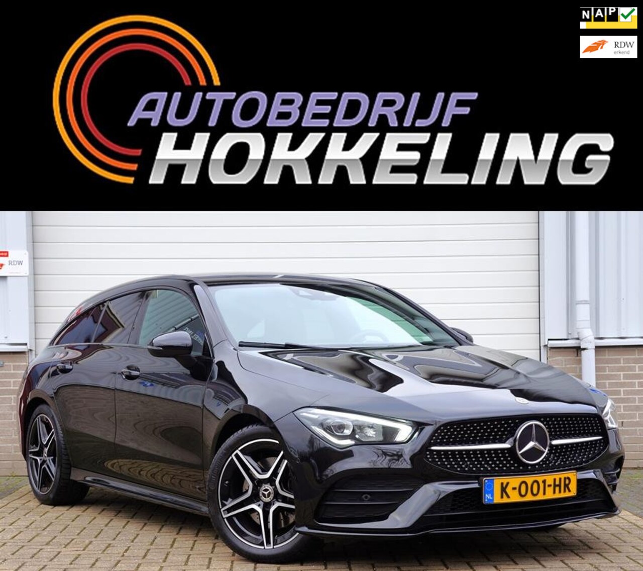 Mercedes-Benz CLA-klasse Shooting Brake - 200 AMG Night 163PK; Automaat+Camera+1/2Leder+18"=NL !! - AutoWereld.nl