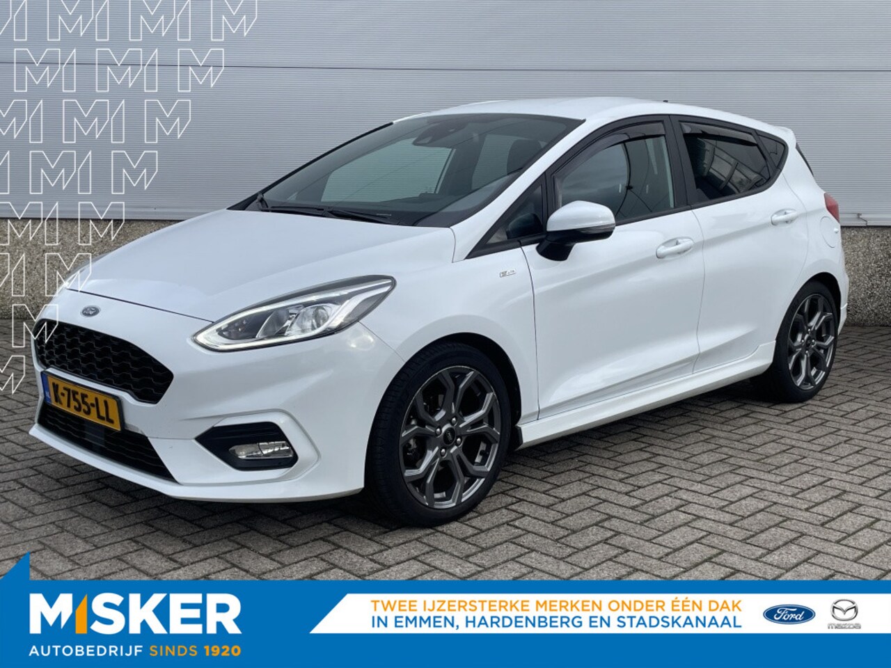 Ford Fiesta - 1.0 EcoB.Hybrid ST-Line NAVI! WINTERPACK! Trekhaak! - AutoWereld.nl