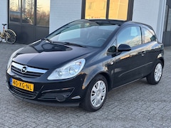 Opel Corsa - 1.0-12V Enjoy 3drs ElektrPakket Zwart 2007