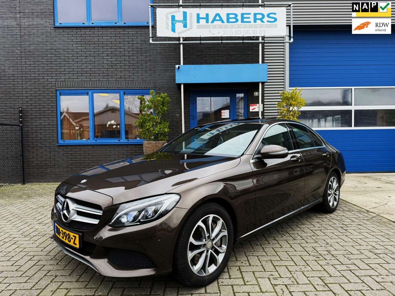 Mercedes-Benz C-klasse - 350 e Lease Edition 211PK|Origineel NL|Navi|AUT|Schuifdak|Sportstoelen|Full Led|StoelVW|Lu - AutoWereld.nl