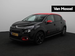 Citroën C3 - 1.2 PureTech Shine | Zwart / Rood | Navi | Camera | Afn. Trekhaak |