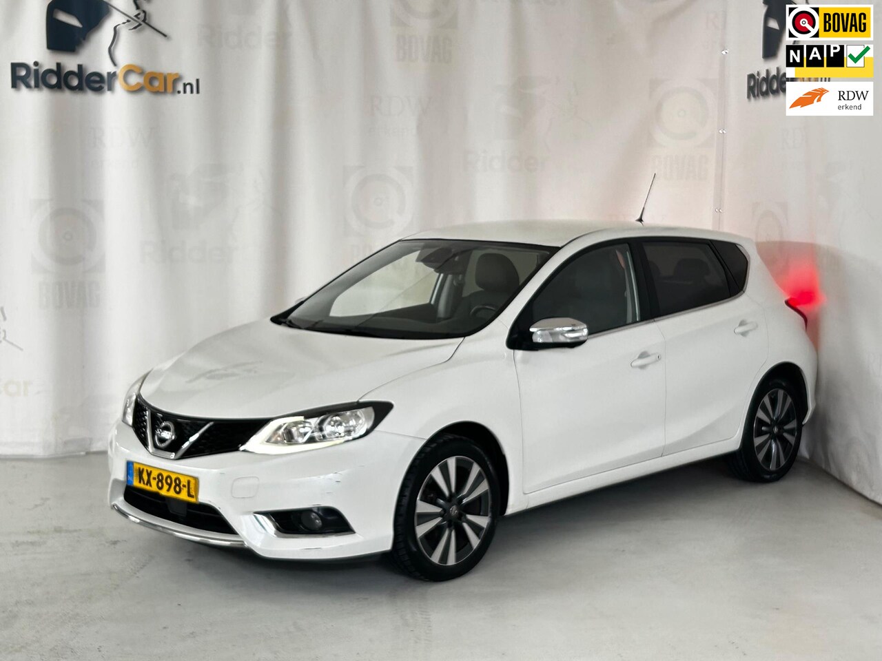 Nissan Pulsar - 1.2 DIG-T Tekna|GARANTIE|1E EIG|NAP|STOELVERW|CRUISE|NAVI|TREKHAAK| - AutoWereld.nl