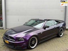 Ford Mustang - 3.7 V6 Cabrio l Automaat l Zwart Leder l Nieuwe zwarte kap l Gewrapt l In Zeer Goede Staat