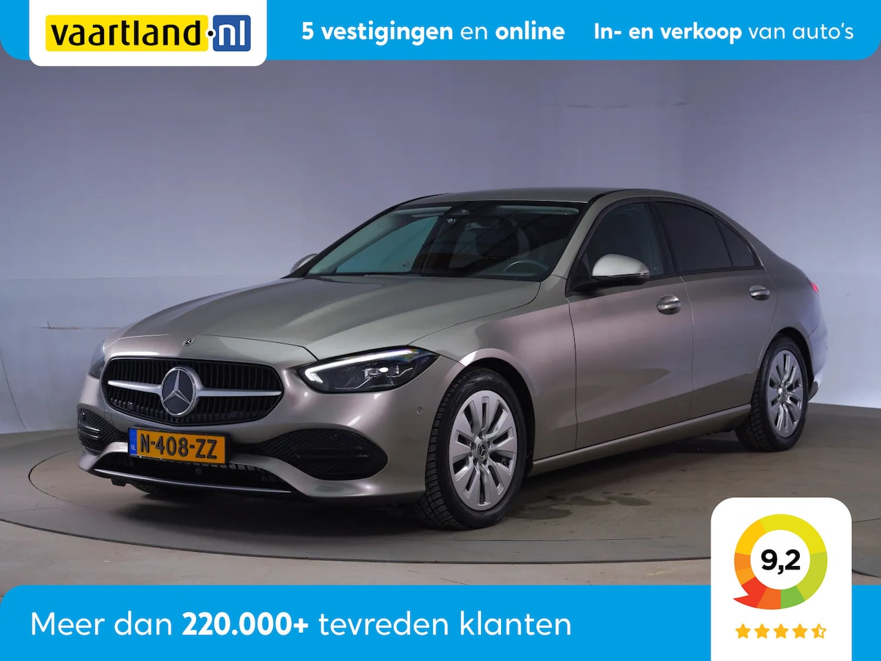 Mercedes-Benz C-klasse - 180 Business Line Aut. [ LED Trekhaak Navi Camera ] - AutoWereld.nl