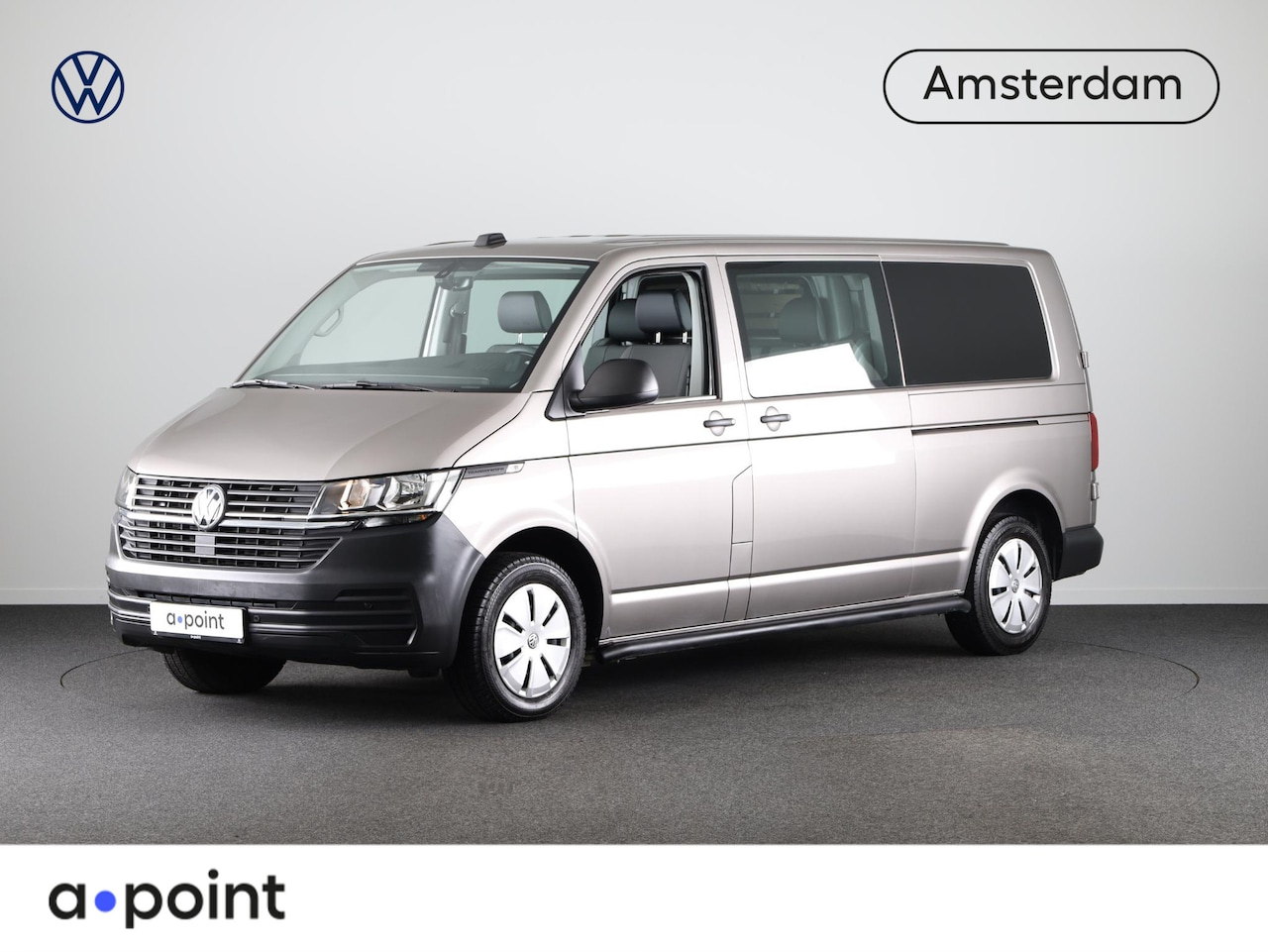 Volkswagen Transporter - 2.0 TDI L2H1 30 DC 150 pk DSG Automaat Elec. zijdeuren, trekhaak, NAVI - AutoWereld.nl