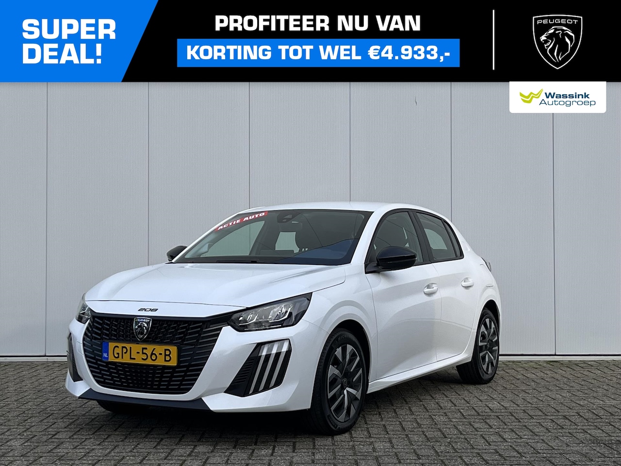 Peugeot 208 - 1.2 PureTech 75pk Active| Navigatie | Parkeerhulp | Cruise Control | Direct leverbaar! - AutoWereld.nl