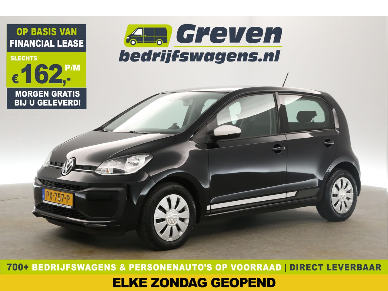 Volkswagen Up! - Up 1.0 BMT Move Airco LED Elektrpakket Bluetooth DAB+ Metallic - AutoWereld.nl