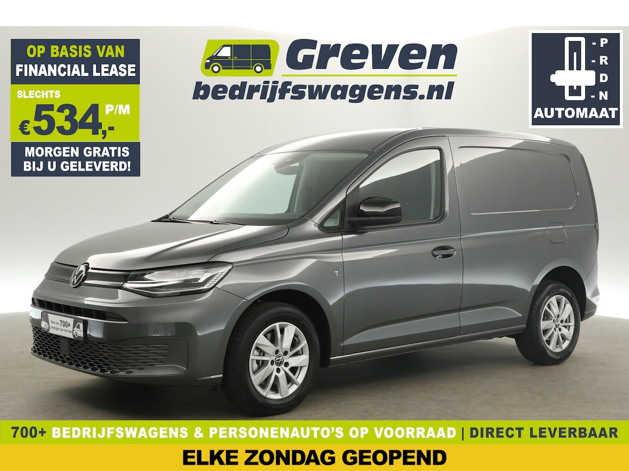 Volkswagen Caddy - 2.0 TDI Style L1H1 | NIEUW | BPM Vrij | DSG Airco Camera Cruise Carplay LED Navi 16"LMV PD - AutoWereld.nl