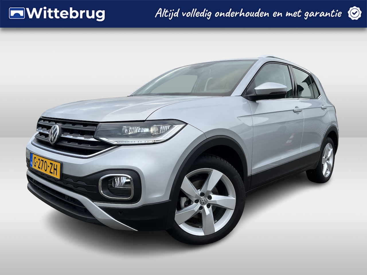 Volkswagen T-Cross - 1.0 TSI Style Executive Navigatie / Parkeersensoren / LED / Clima / Bluetooth / 17"LM Velg - AutoWereld.nl