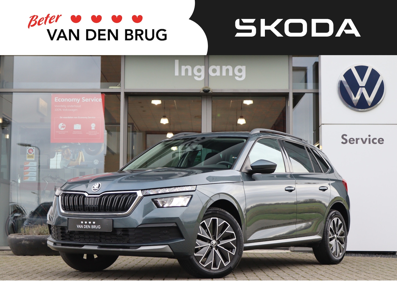 Skoda Kamiq - 1.0 TSI 110 pk DSG Young Edition | Airco | Camera | Zwenkbare Trekhaak | Cruise Control | - AutoWereld.nl