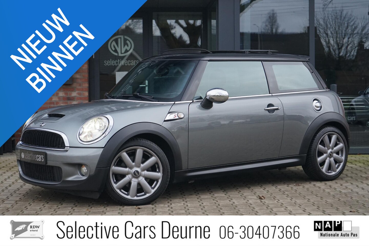 MINI Cooper S - Mini 1.6 Chili Cruise, Pano, Leder - AutoWereld.nl