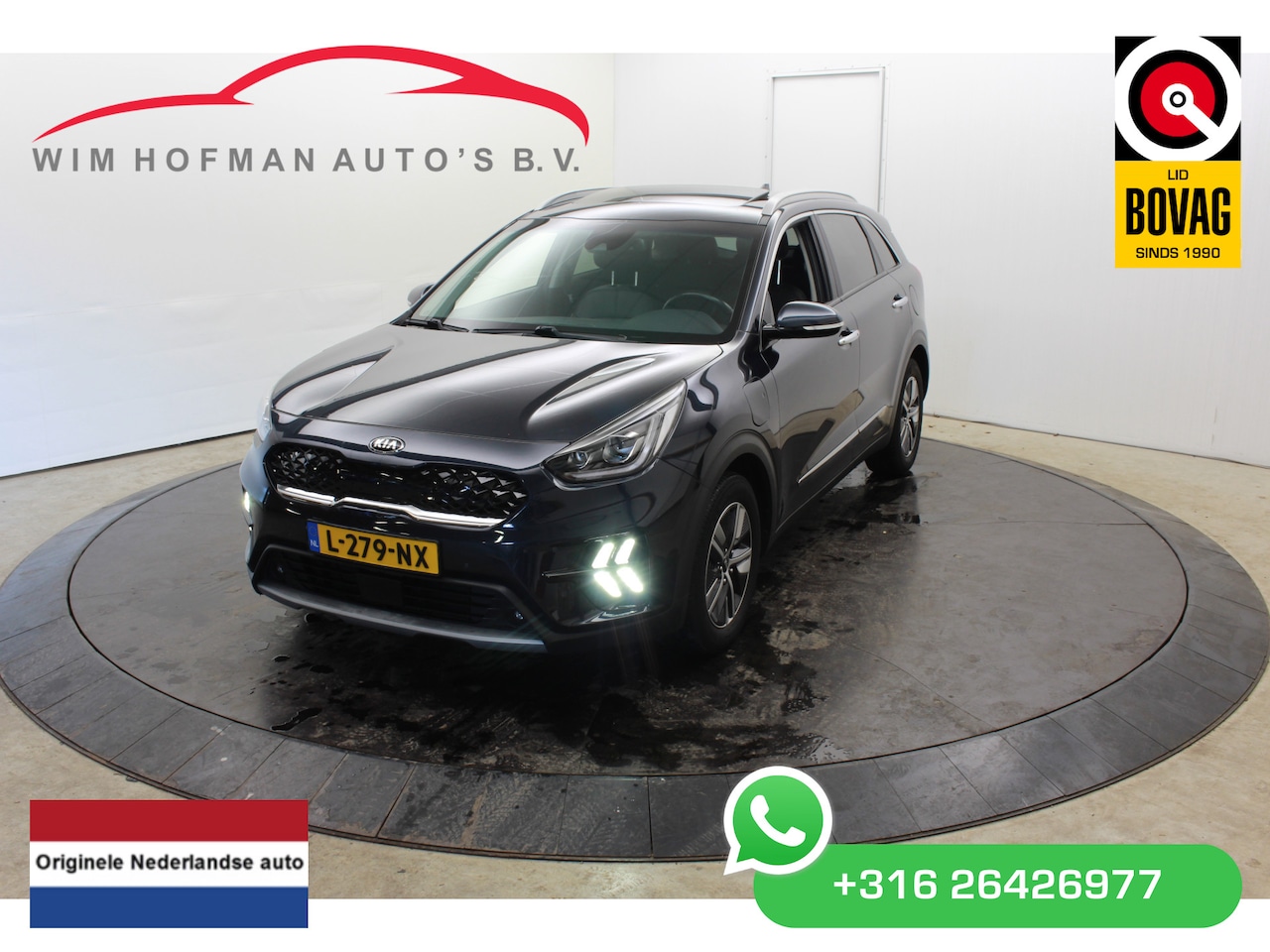 Kia Niro - 1.6 GDi PHEV ExecutiveLine Vol Leder Trekhaak Camera Panodak - AutoWereld.nl