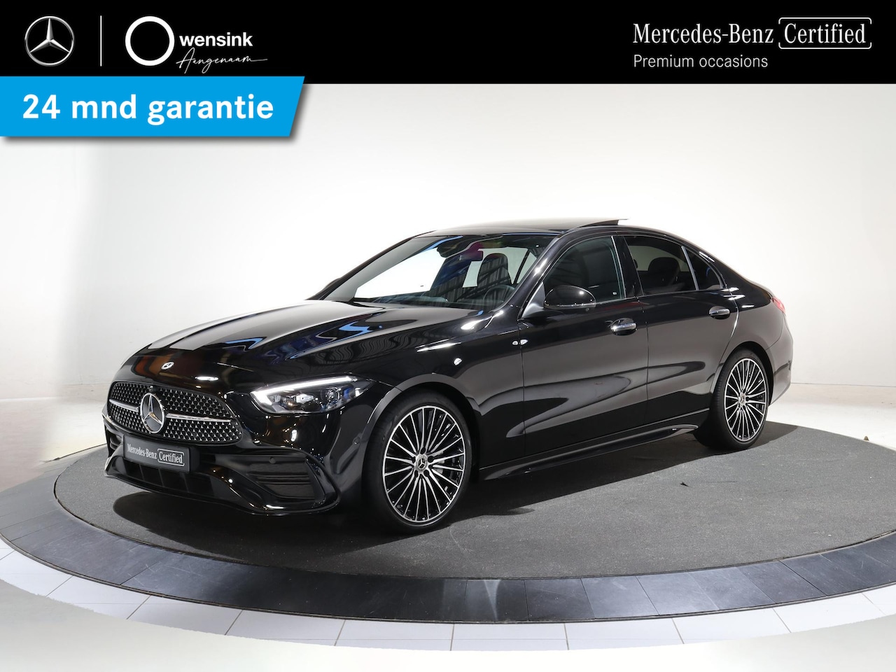 Mercedes-Benz C-klasse - 180 AMG Line | AMG | Premium | Panoramadak | Memory | 360 cam | Digital Light | Keyless | - AutoWereld.nl